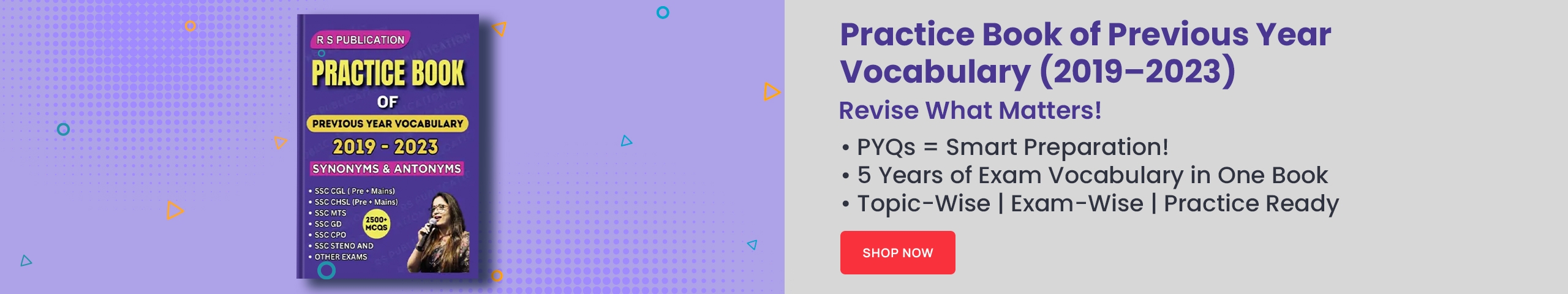 pyq, vocabulary practice, 2019-2023 revision, rani mam, rani singh