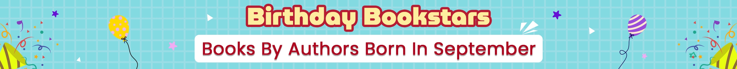 September Birthday Bookstars