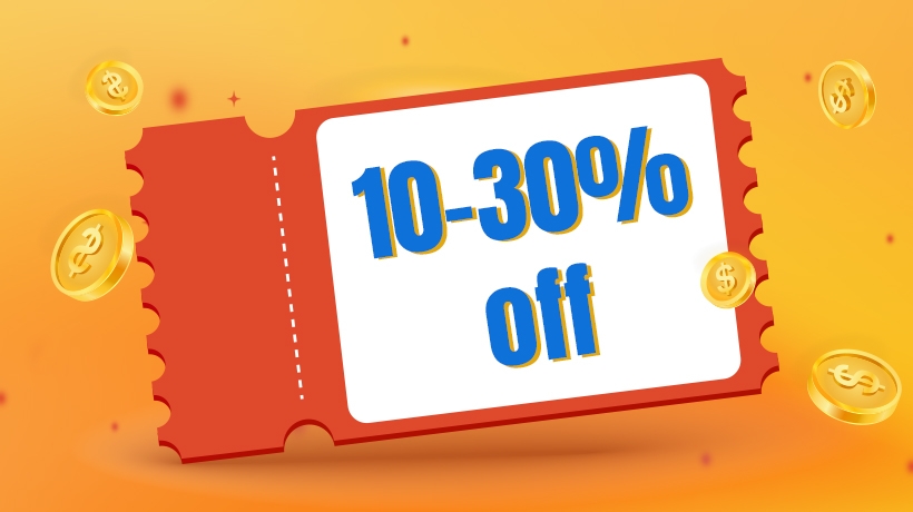 discount, offer, slashed rates